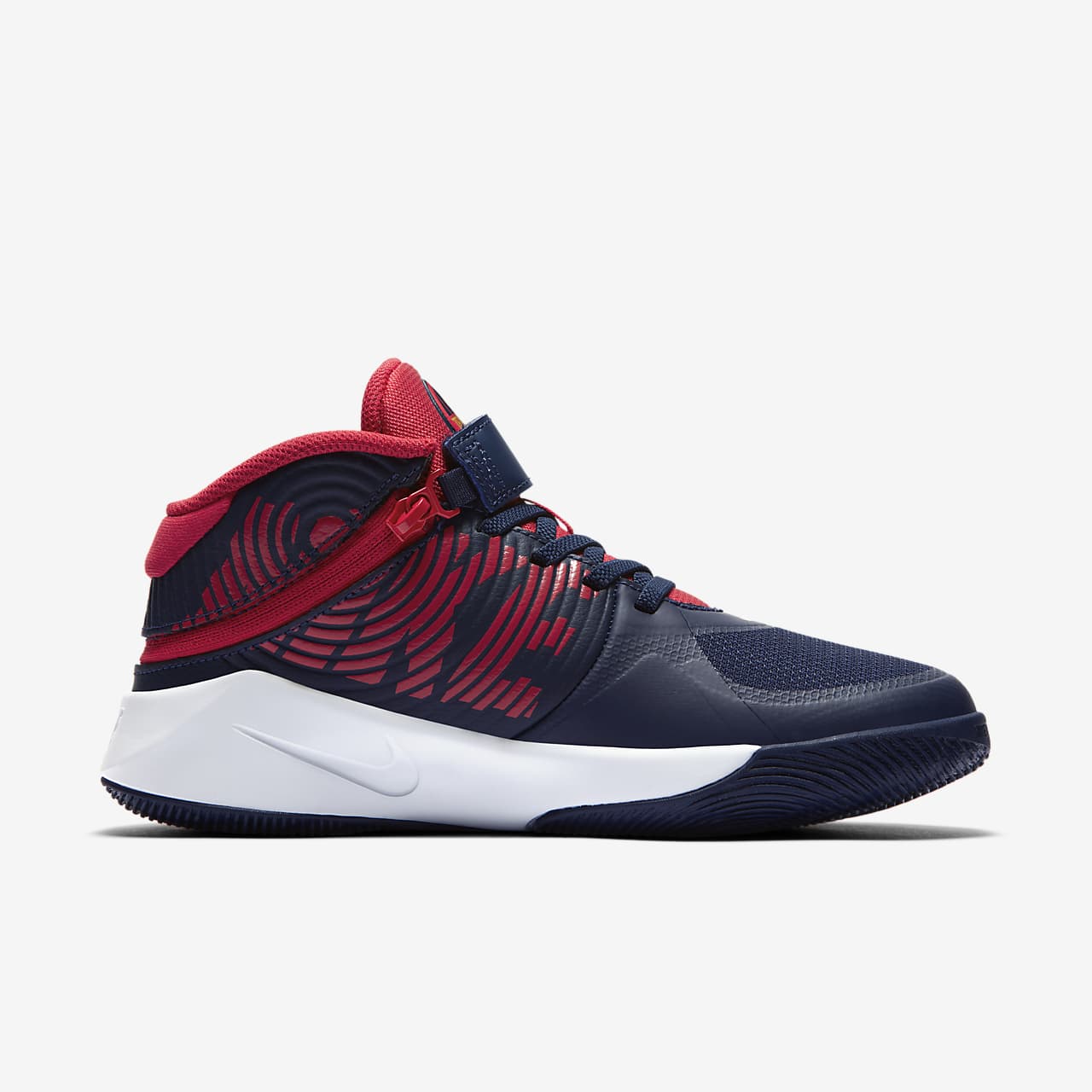 Nike Team Hustle D 9 FlyEase (GS) å¤§ç«¥ç¯®çç«¥é-èå(Nike)ä¸­å½å®ç½